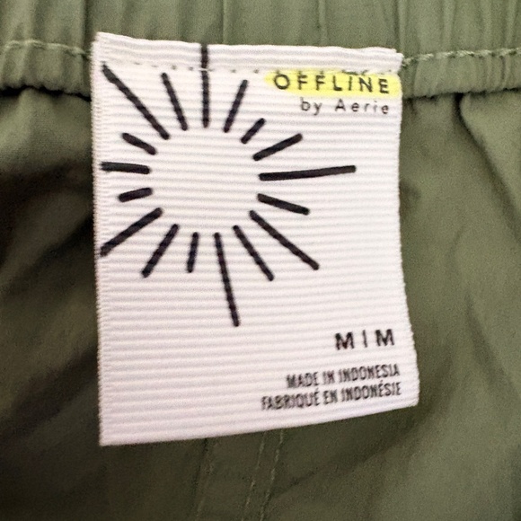 OFFLINE Aerie Medium Utility Cargo Maxi Skirt Olive Green Parachute On the Move - Picture 9 of 9